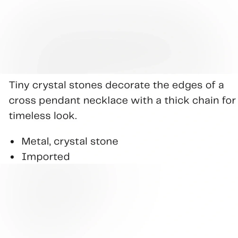 ✝️New in Box! American Exchange Premium Diamond Cross Necklace✝️ - Picture 7 of 8